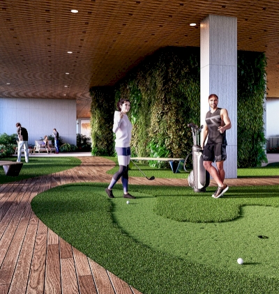 Sky Putting Green Area